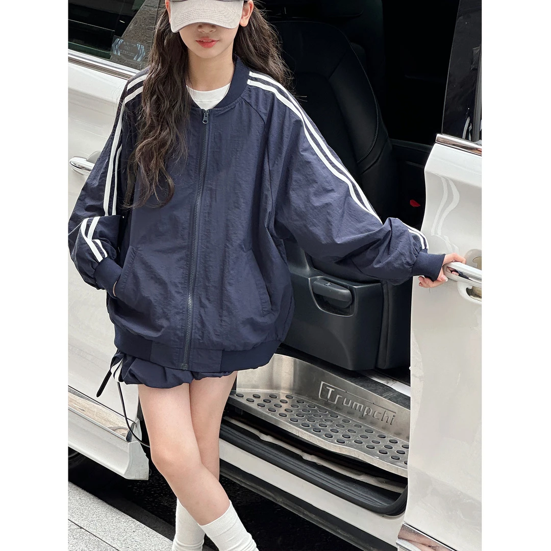 K29590孙小美韩系女童套装裙2025秋装新款儿童外套裙子两件套时髦