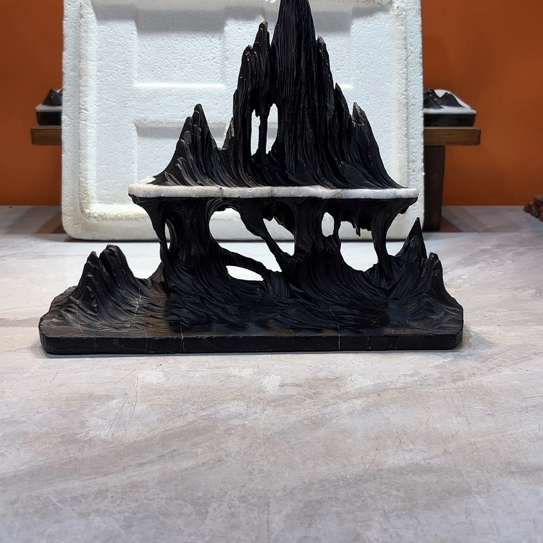 摆件云**车灵璧石奇石摆件