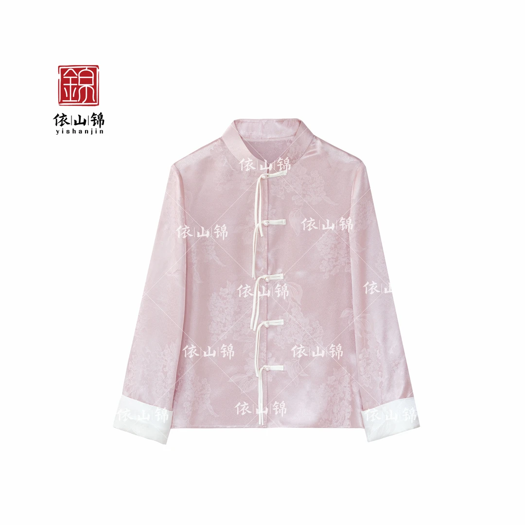 【起舞】100桑蚕丝新中式 国风立领开襟汉服·24S0105