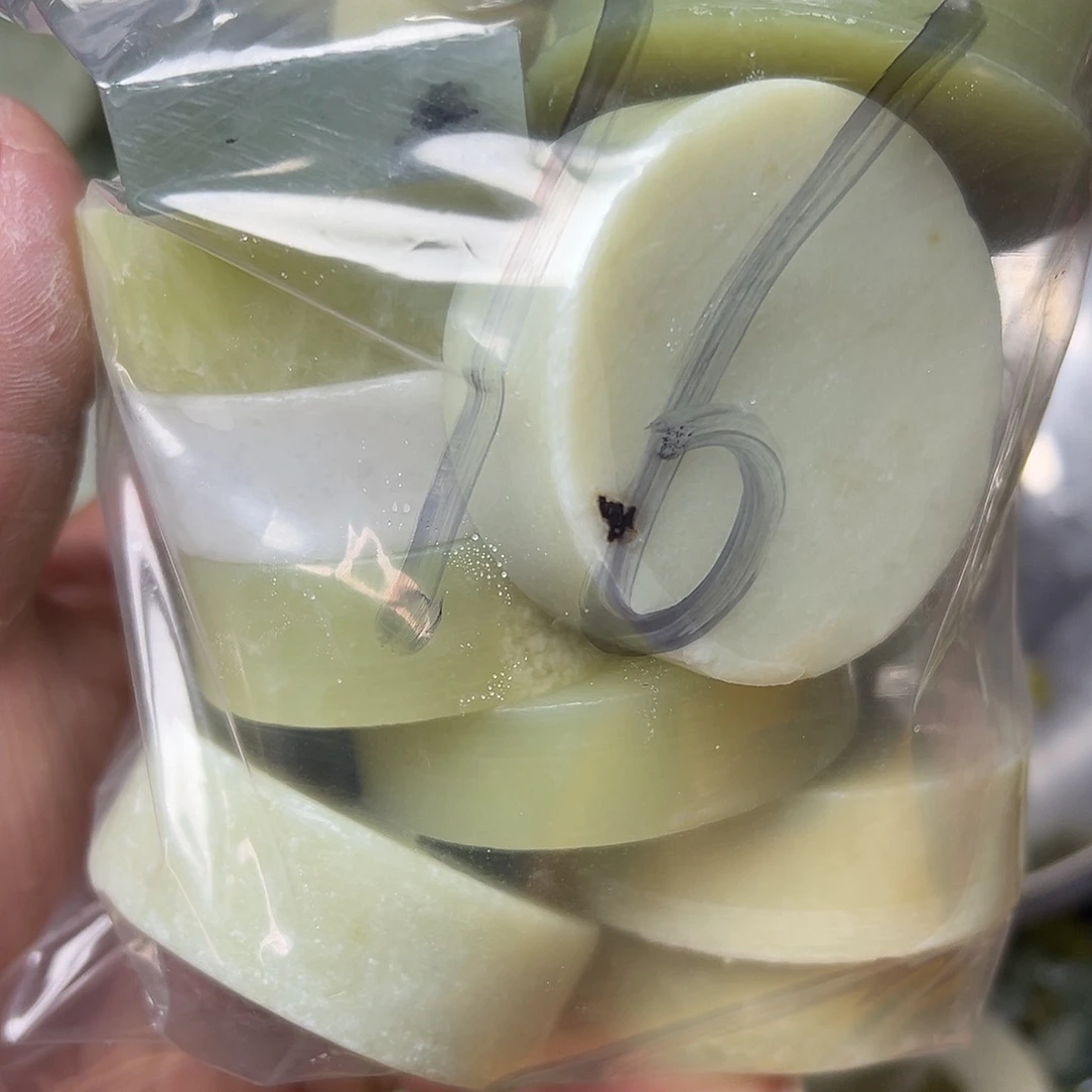 用***6蛇纹石玉未镶嵌鱼缸石 盆景石