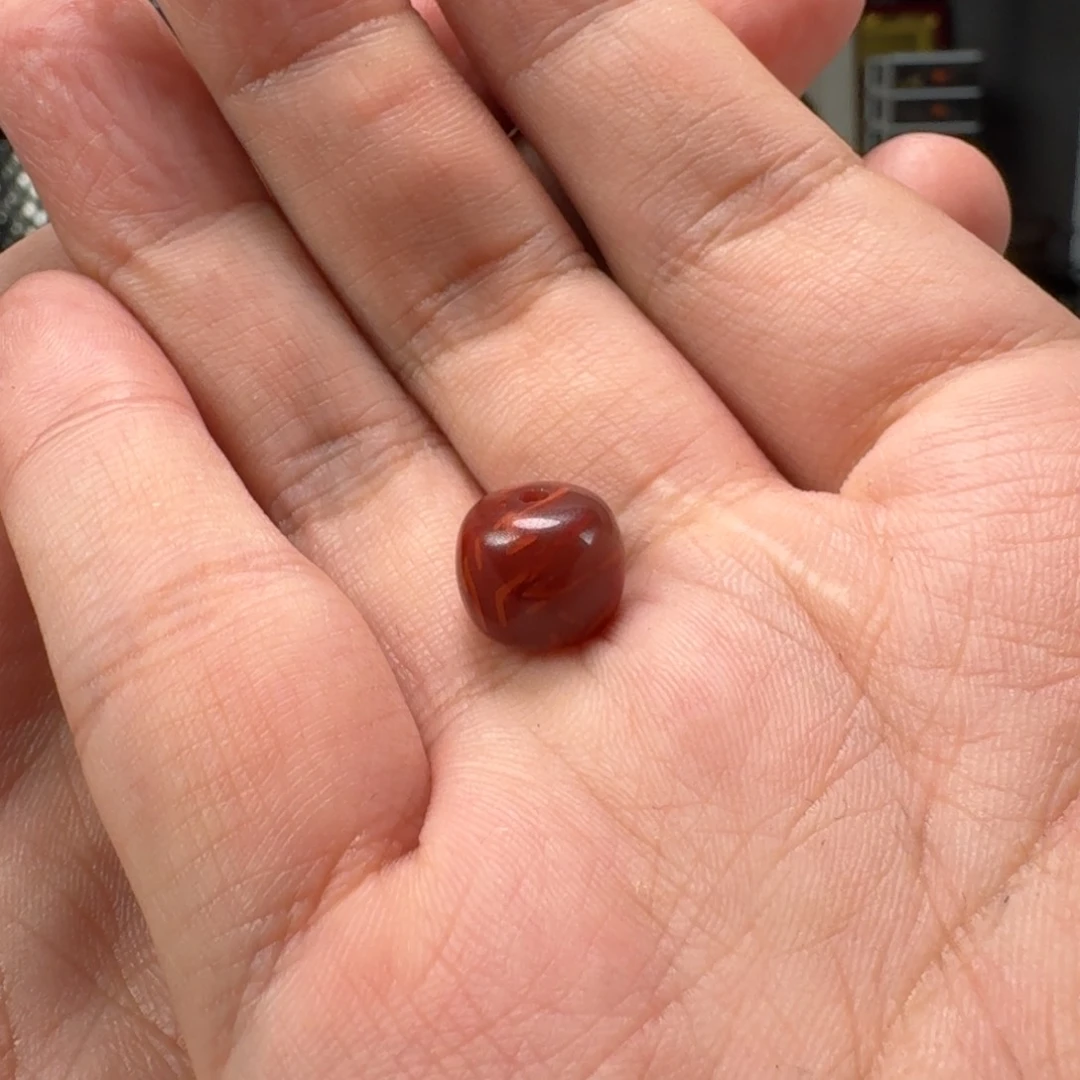 南红玛瑙火焰纹老型11➕mm未镶嵌喝***?