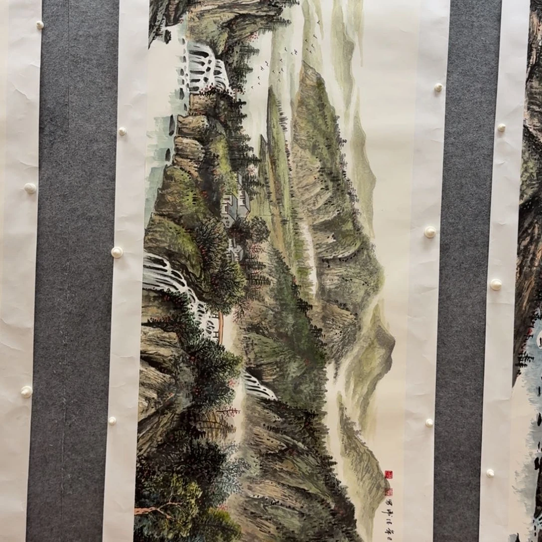 国画闫德虎小六山水