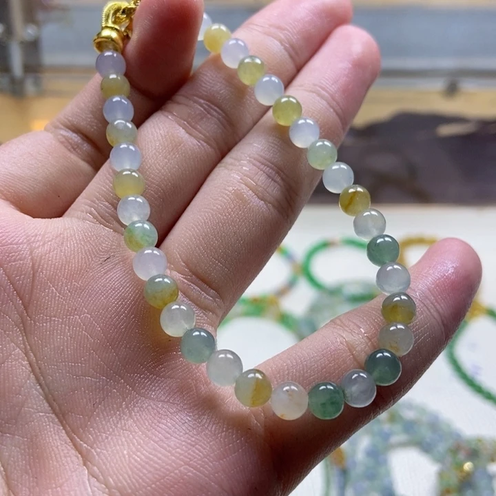 定制翡翠未镶嵌缅甸翡翠A货卡5.6