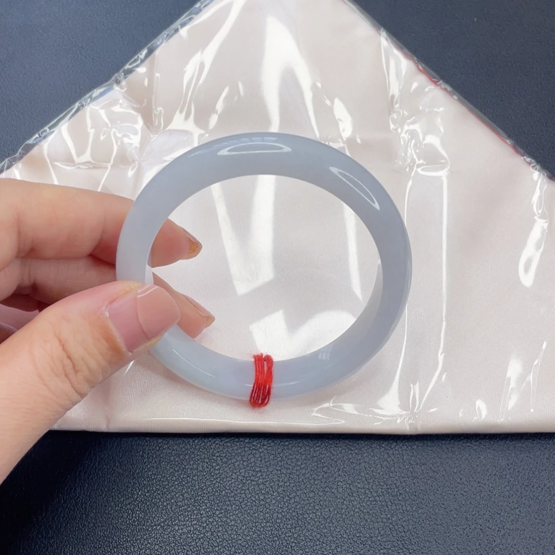 翡翠未镶嵌手镯冰紫手镯