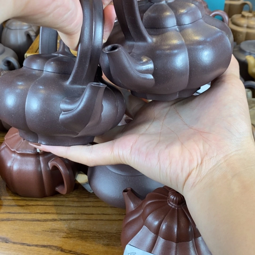 興***延茶壶紫砂原矿泥料手工壶直播间