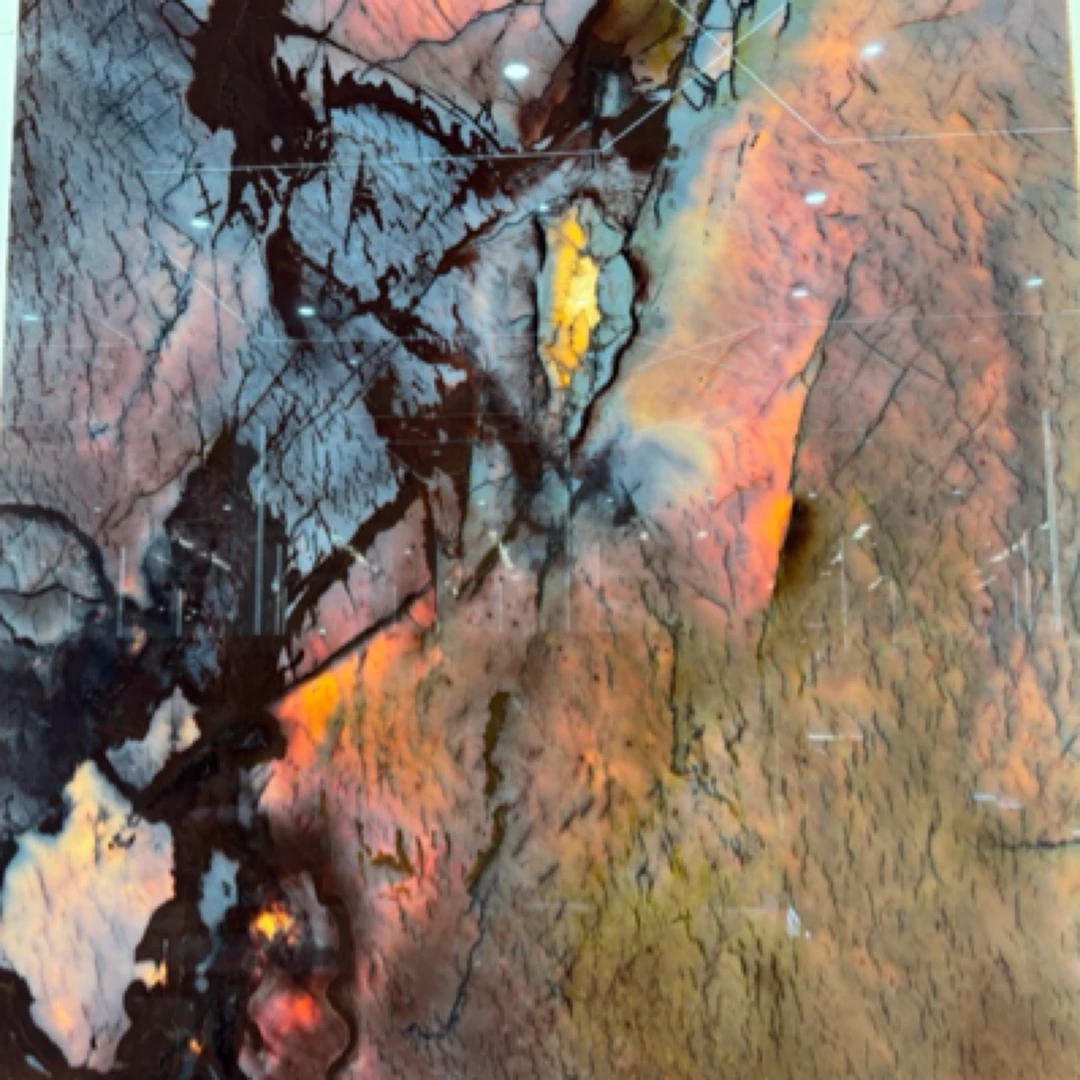 奢石背景墙大平层别墅定制