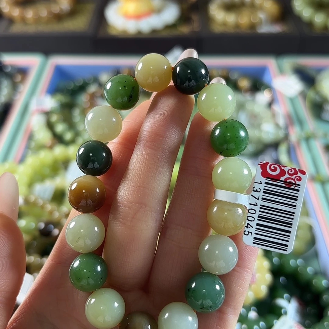 和田玉未镶嵌手链184