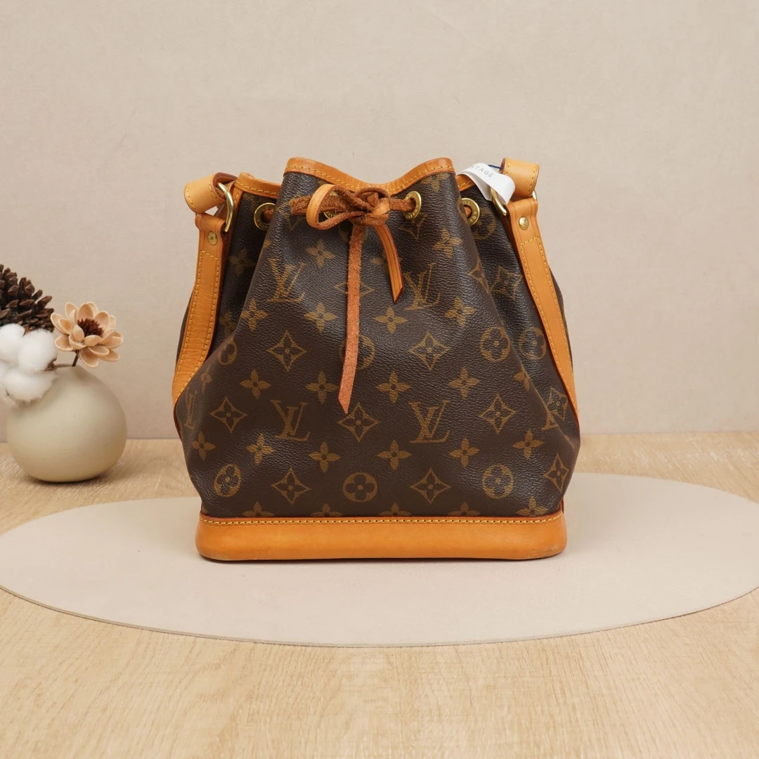 95新 LouisVuitton/路易威登 路易威登抽绳水桶包bb老花/DS038669