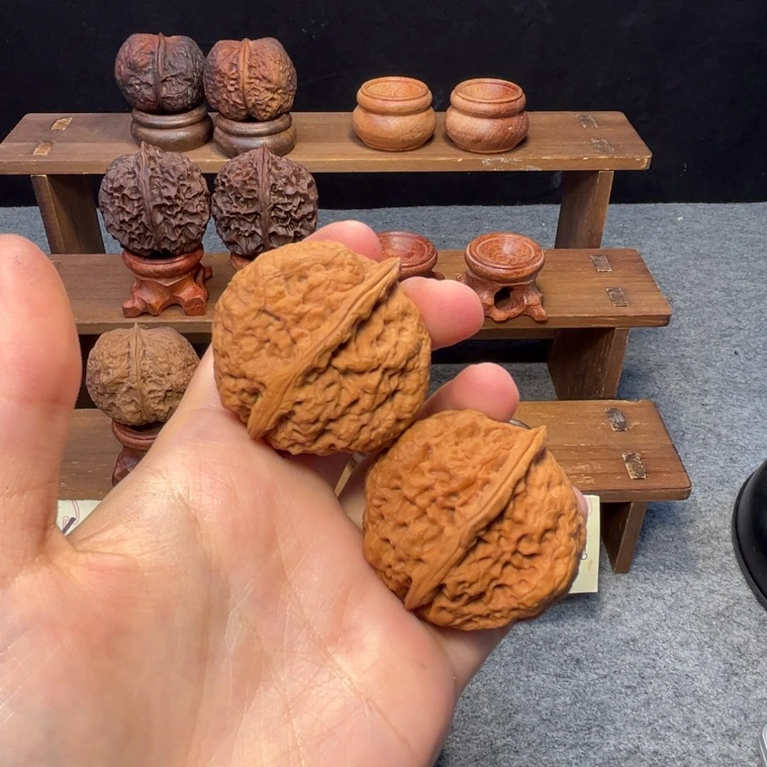 吊坠文玩核桃z龙脊金蟾43mm
