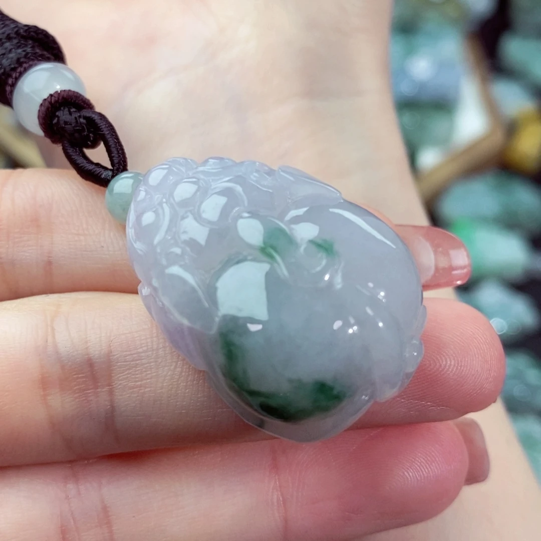 翡翠颈饰未镶嵌天然