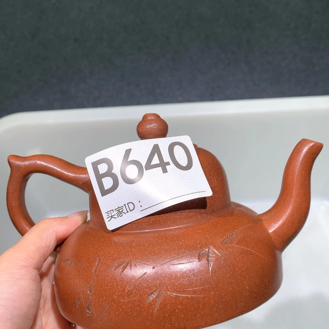 茶壶粗砂紫砂茶壶640