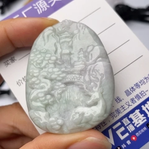 翡翠未镶嵌颈饰翡翠