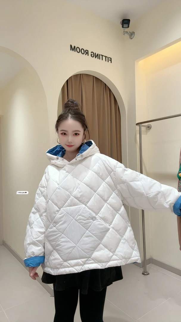 大观欧货时尚百搭连帽加厚外套