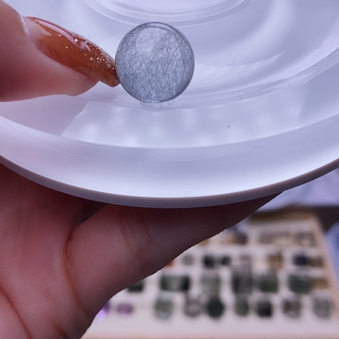 水晶天然水晶定制打孔不退不换未镶嵌