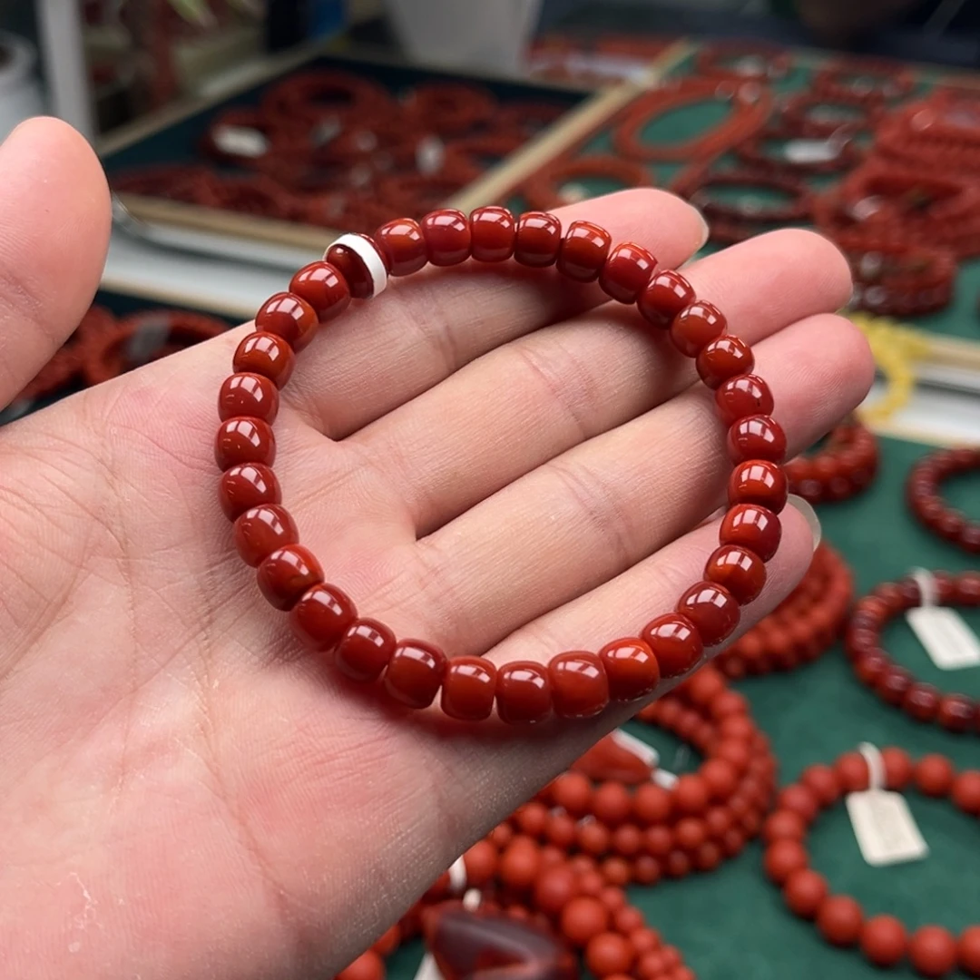 南红玛瑙未镶嵌手串