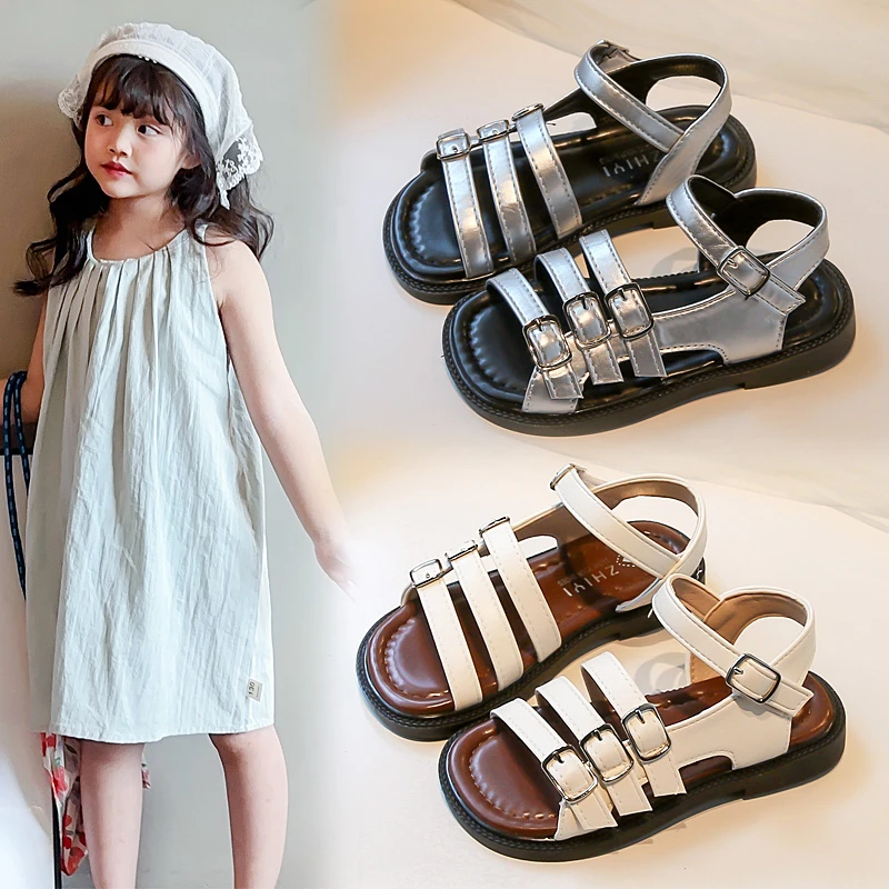 女童凉鞋2-11岁夏季新款儿童鞋子女软底百搭露趾4女孩宝宝公主鞋3
