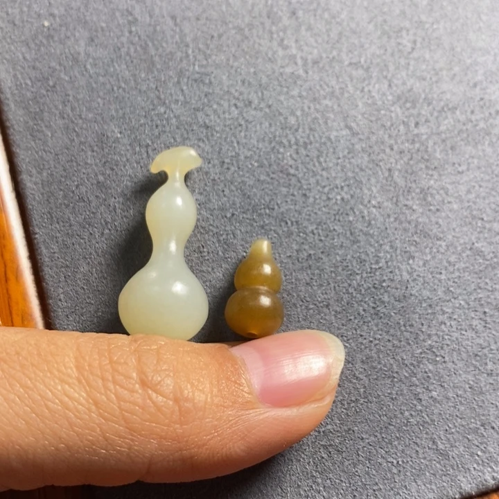 和田玉吊坠(不含链)未镶嵌虾**饨