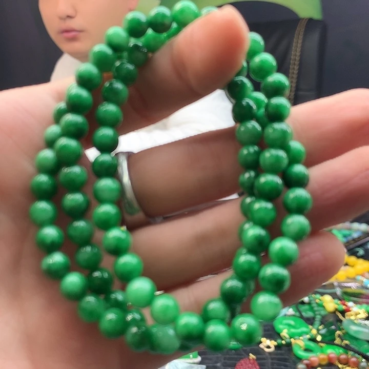 翡翠银S925镶嵌颈饰