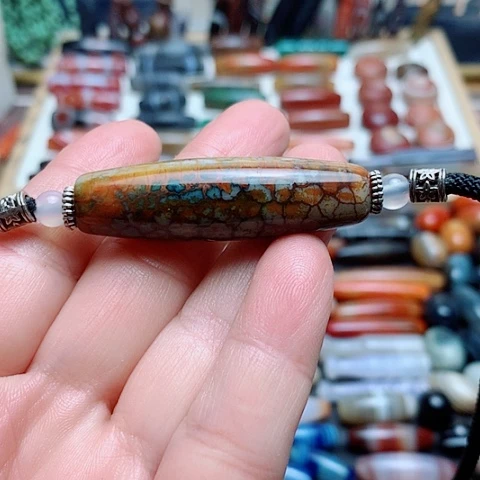 玛瑙/玉髓合金颈饰