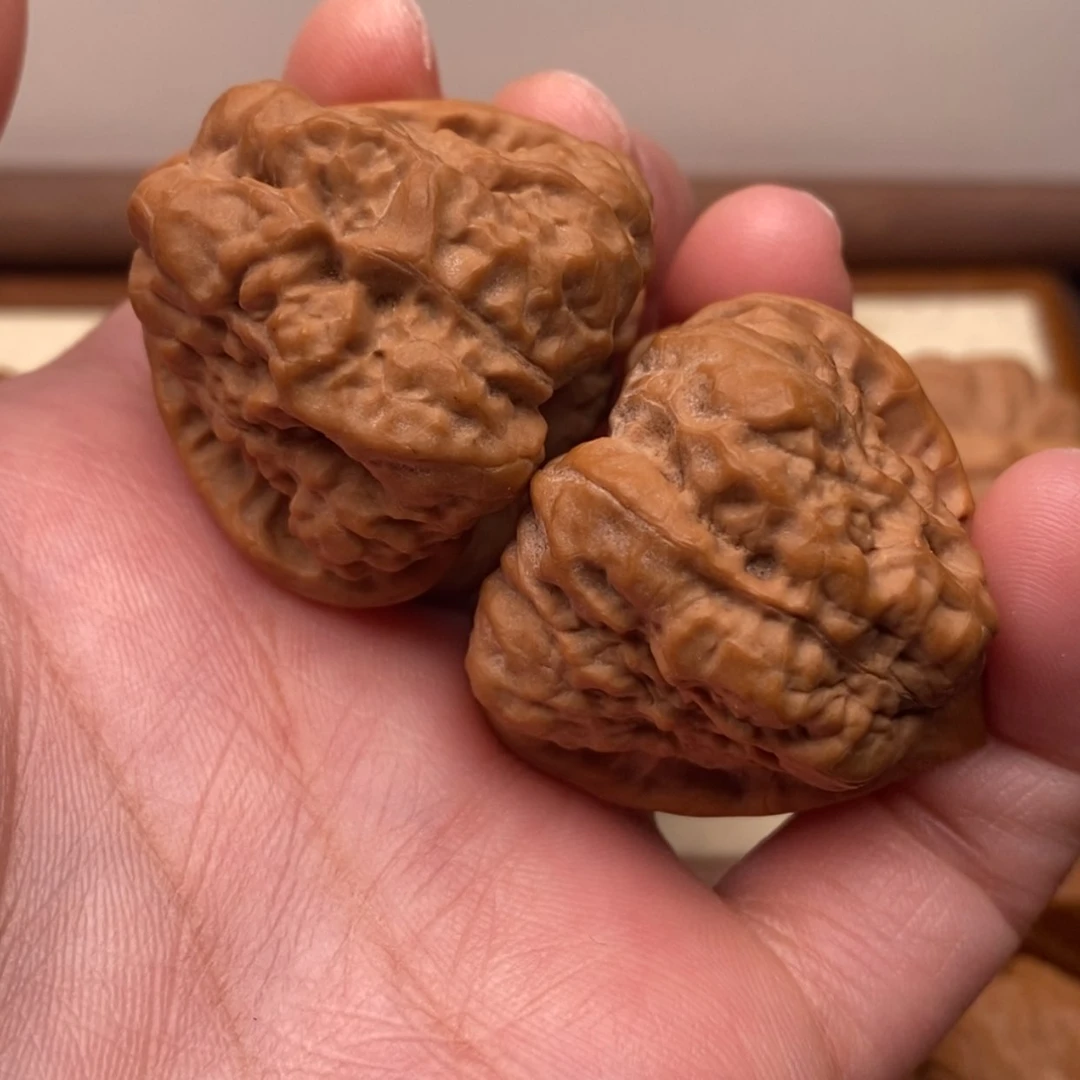 【闪购商品】把件文玩核桃泪*歌三角蛙边35左右