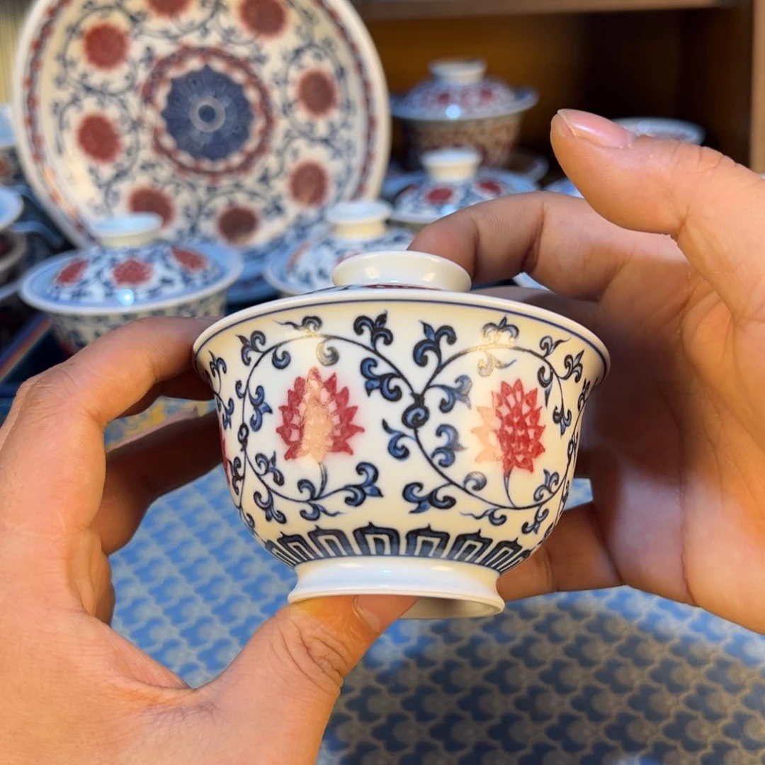 盖碗景德镇茶器百宝箱