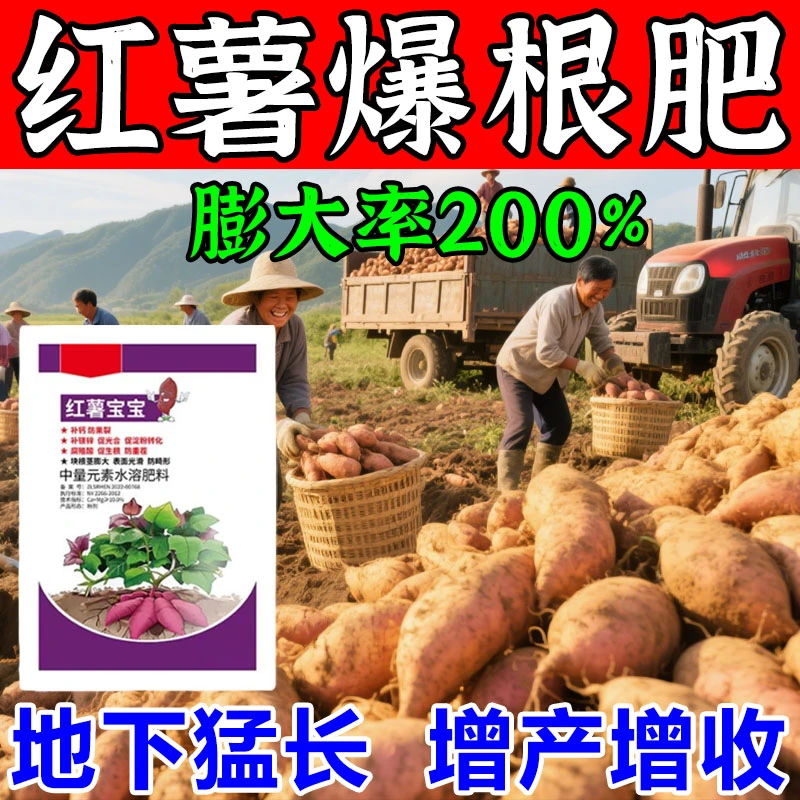 红薯宝宝番薯宝宝正品防裂专用补钙补镁控上促下块根茎膨大提质