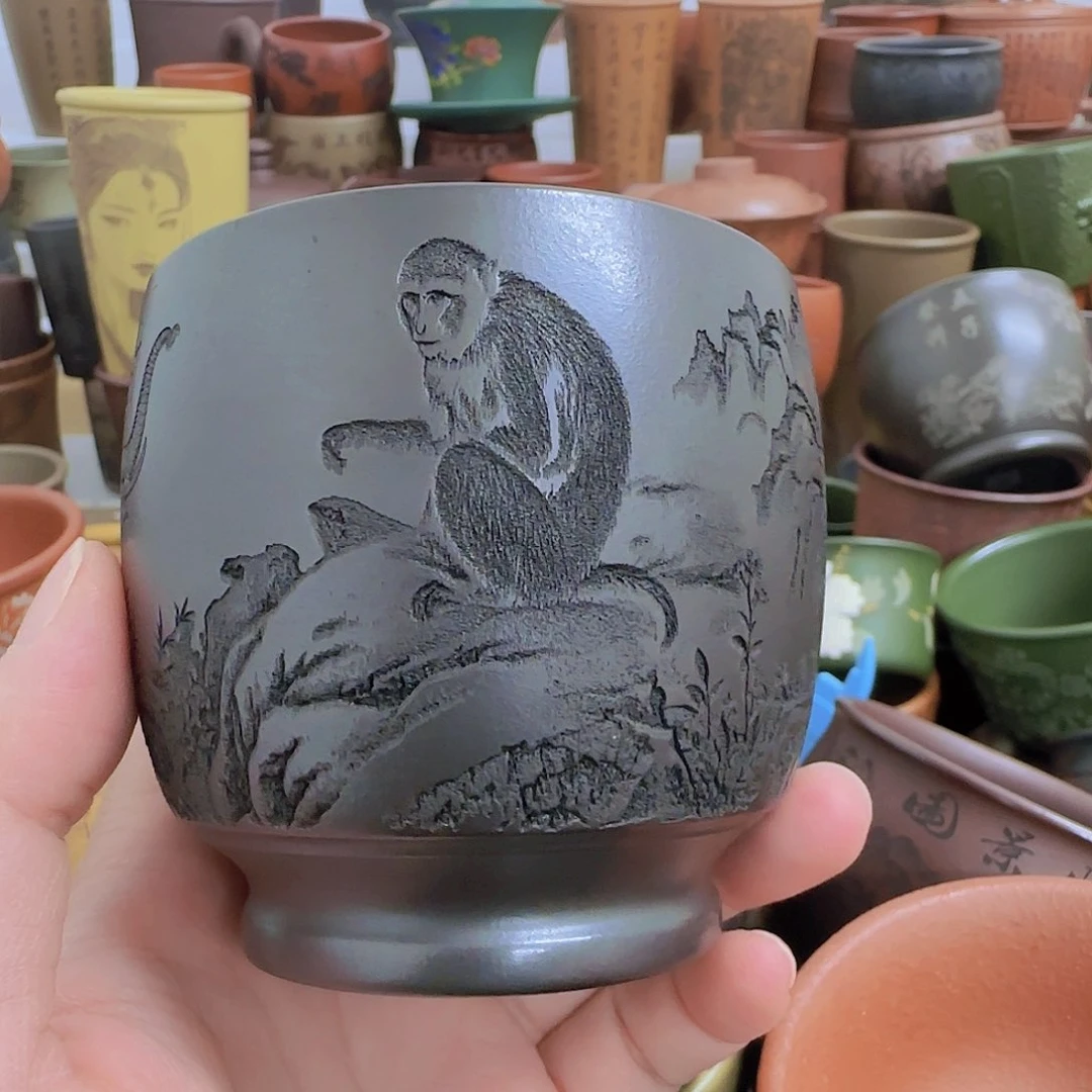 茶杯紫砂紫砂主人杯大放漏！