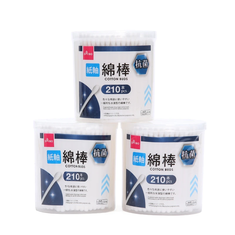 25092901B 双圆头纸轴棉签210支