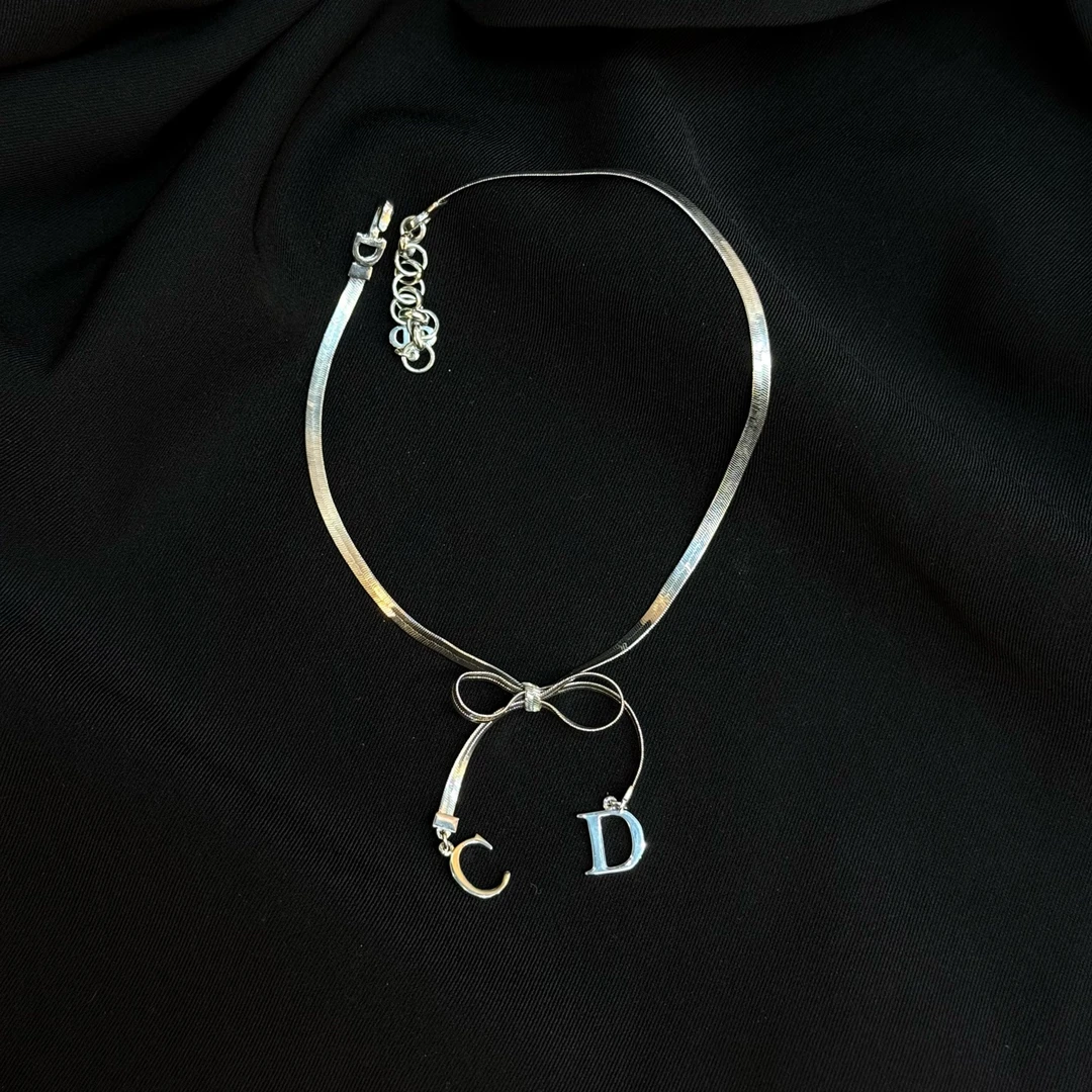 99新 DIOR/迪奥 乱乱子中古汉堡/项链/17961023
