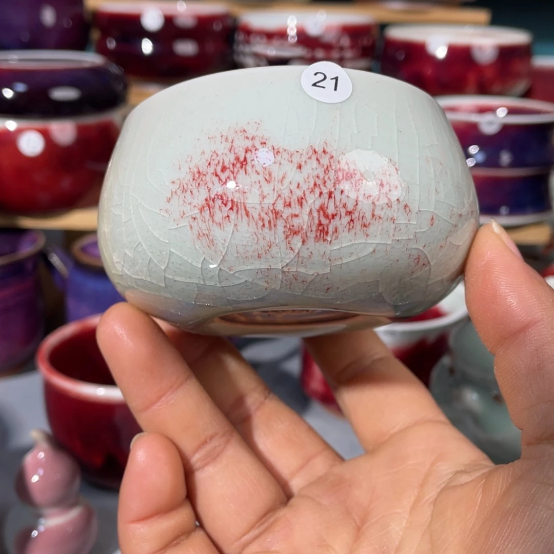 瓷片纯手工制作……微微瑕