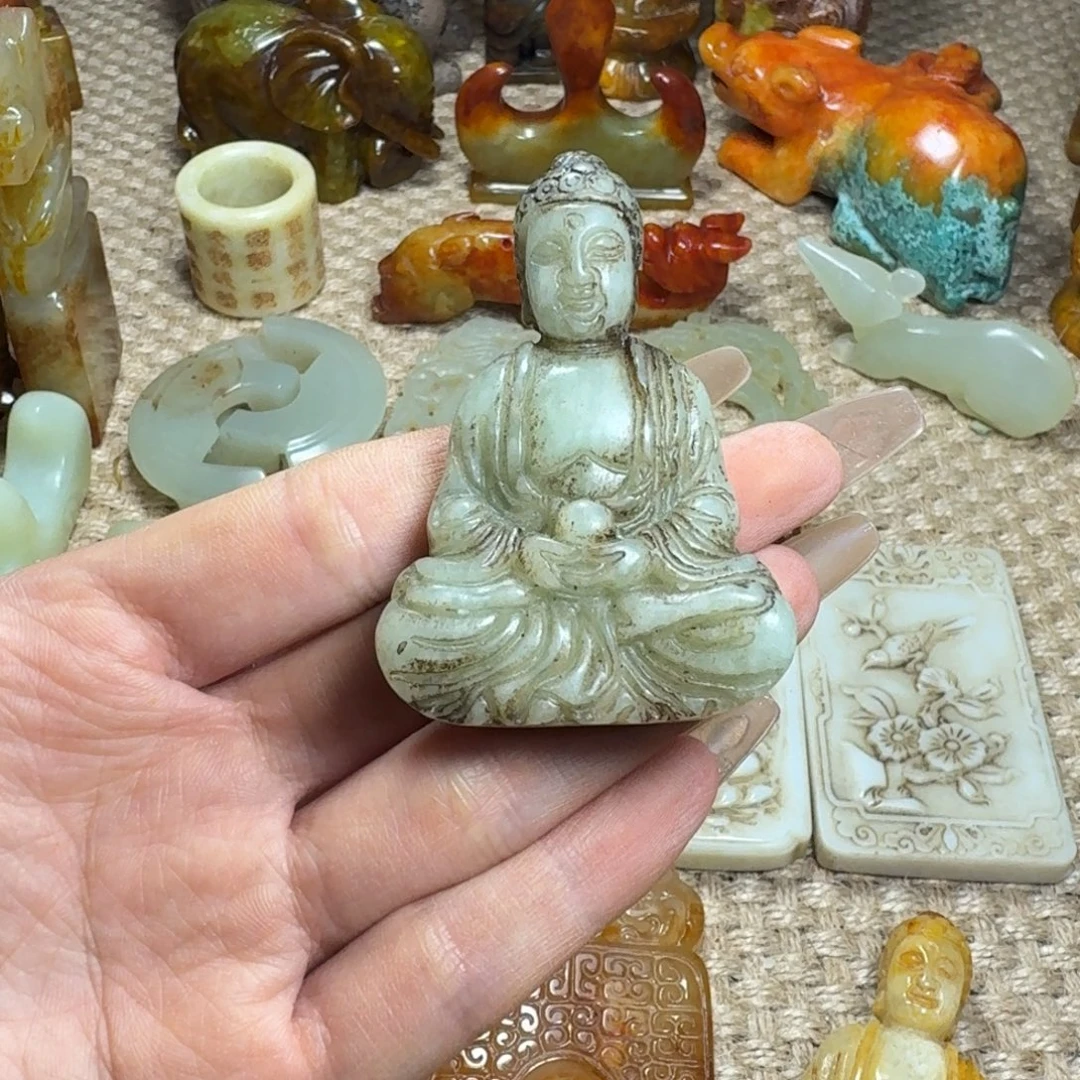白玉菩提吊坠挂件