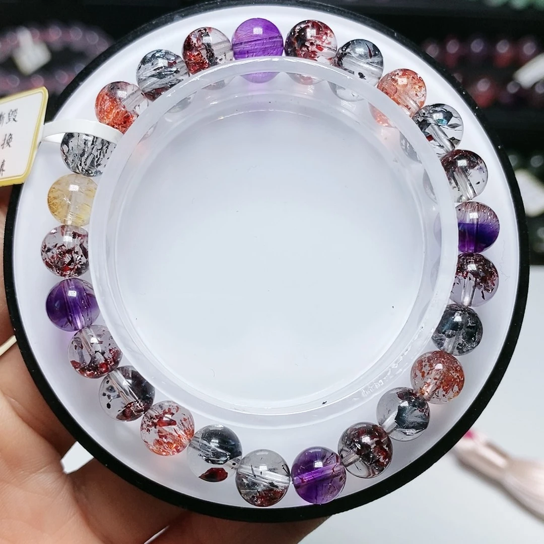 水晶手串未镶嵌吃****只手串7.8