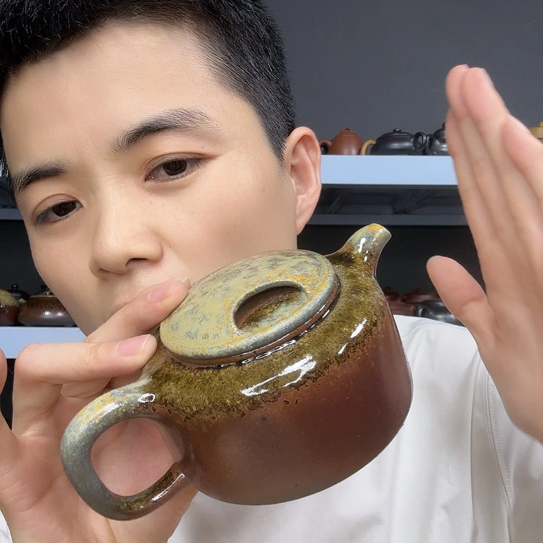 茶壶紫砂民间手艺人全手工制作