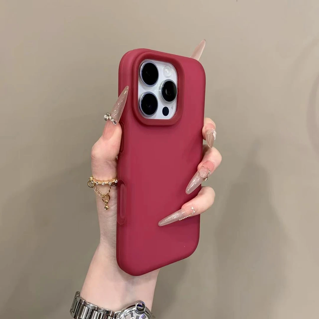 液态果冻全包按键适用苹果15手机壳iphone16promax肤感14新款12新