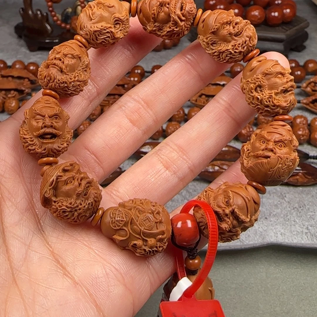 手串/手链橄榄核1.7尺寸钟馗头手串