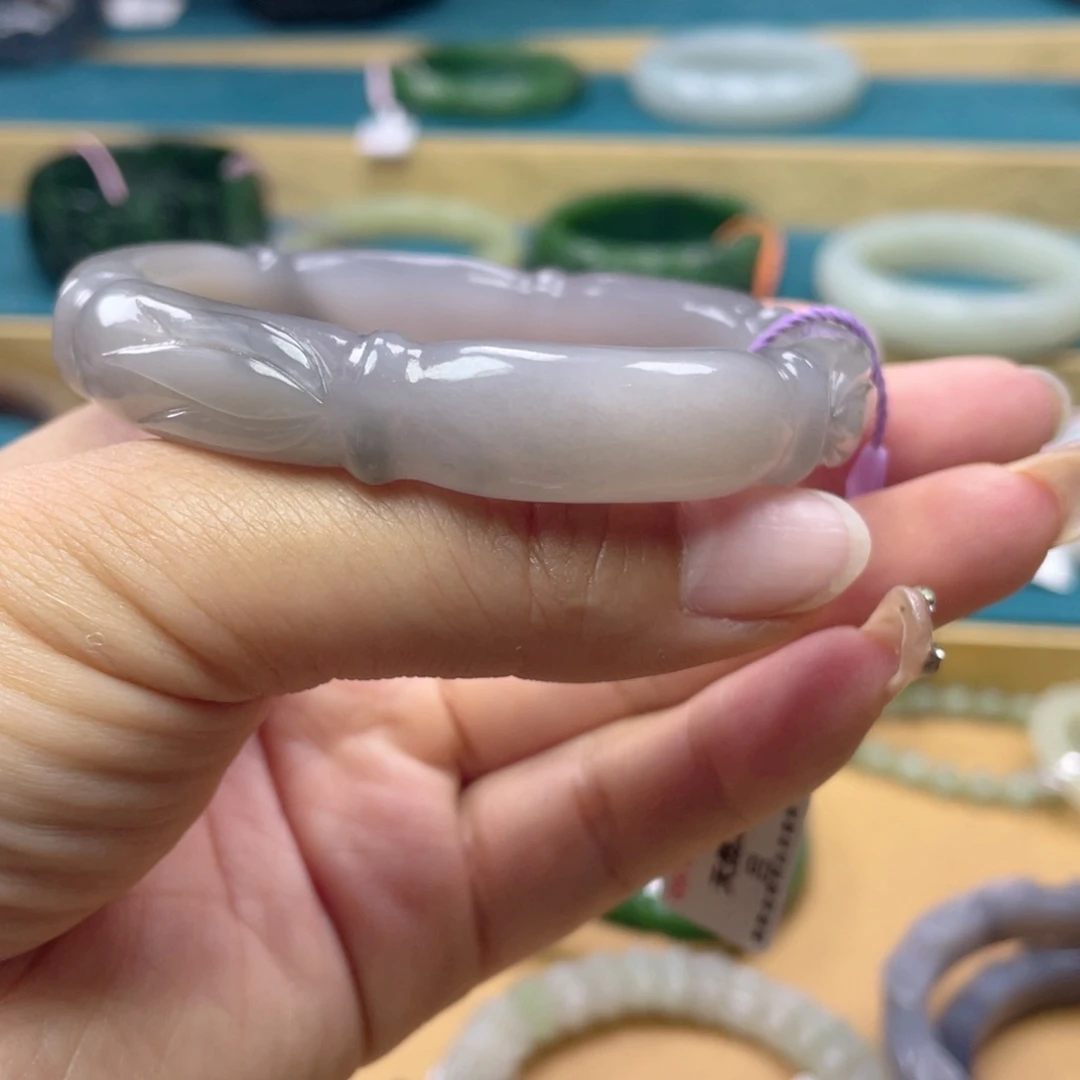 和田玉手镯未镶嵌68