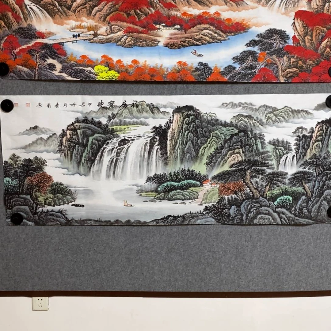 国画ە***境1.8米长的福居宝地