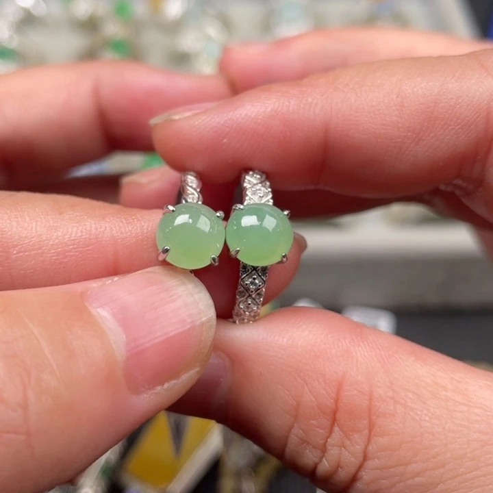 翡翠未镶嵌戒指缅甸天然翡翠