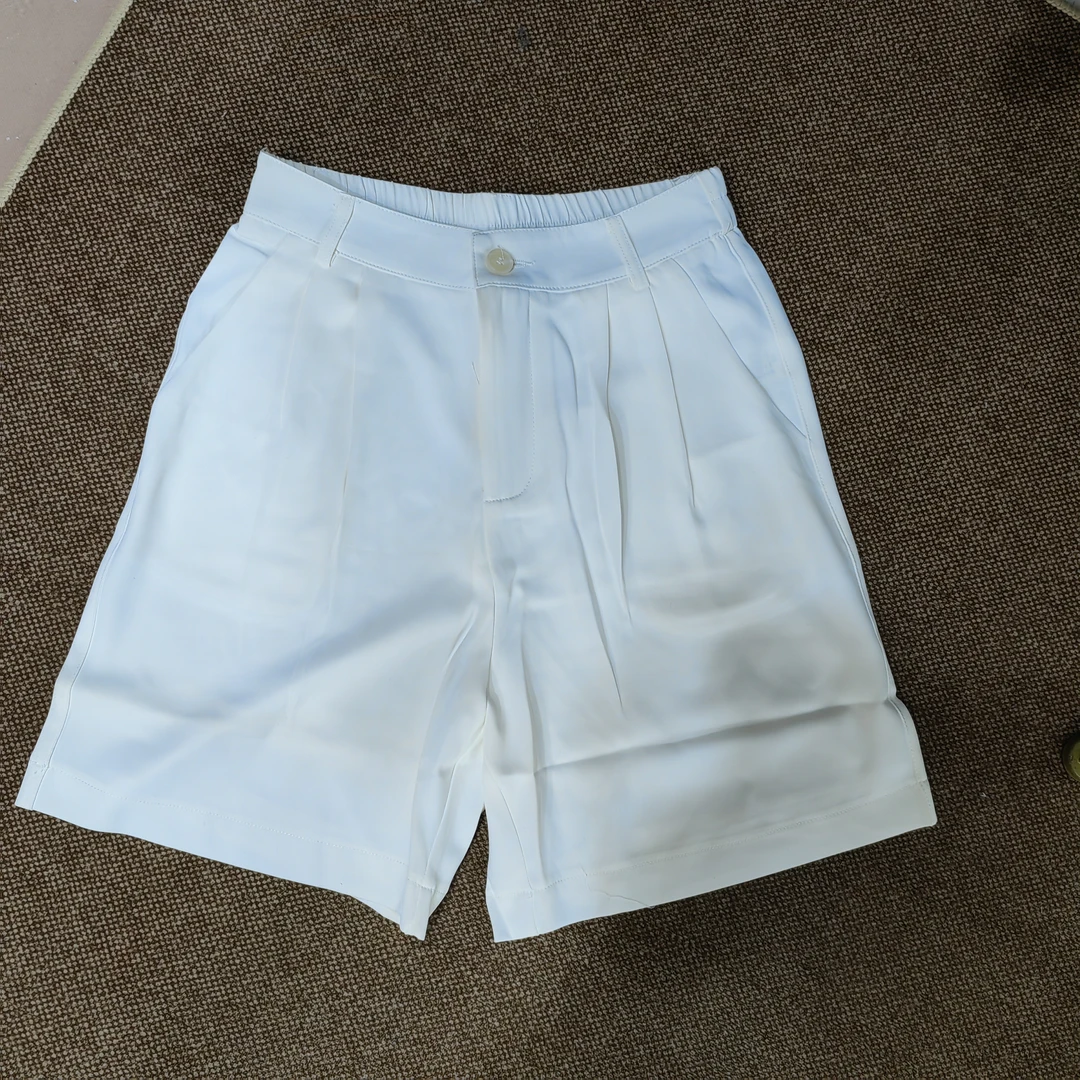 《嘉怡推荐》2025百搭松紧腰简约短裤