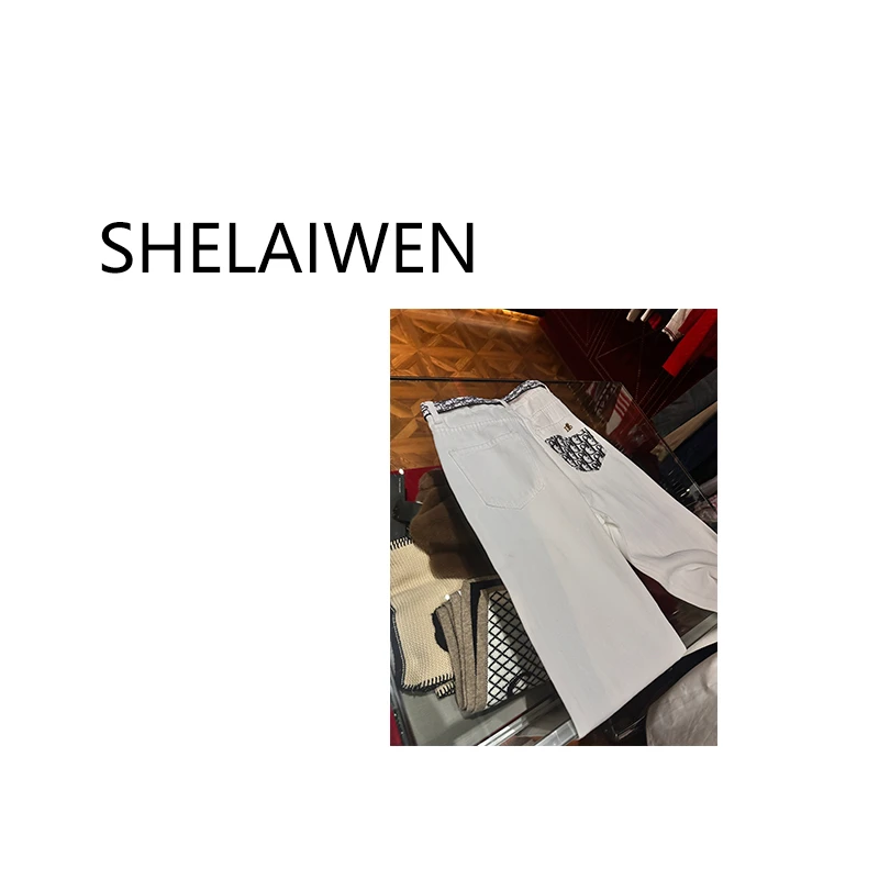 SheLaiwen【街头魅力】2025新款直筒牛仔裤23