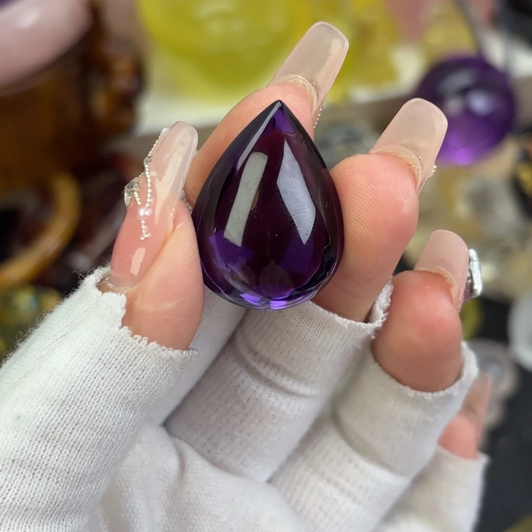 水晶水晶摆件未镶嵌文*