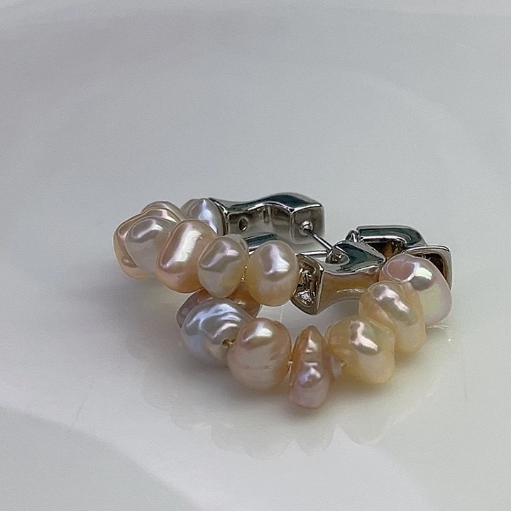 淡水珍珠耳饰未镶嵌