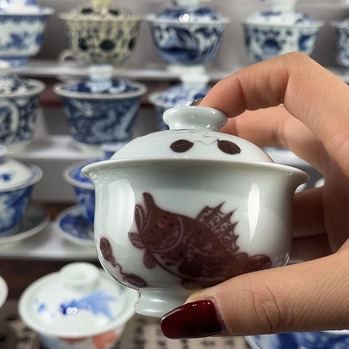 景德镇溪山居手工手绘