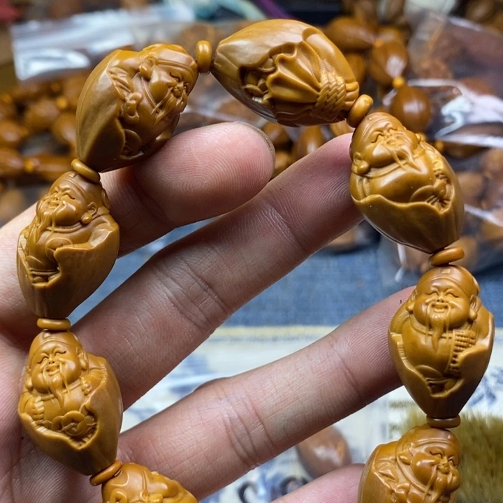 橄榄核手串/手链橄榄核雕工艺手串