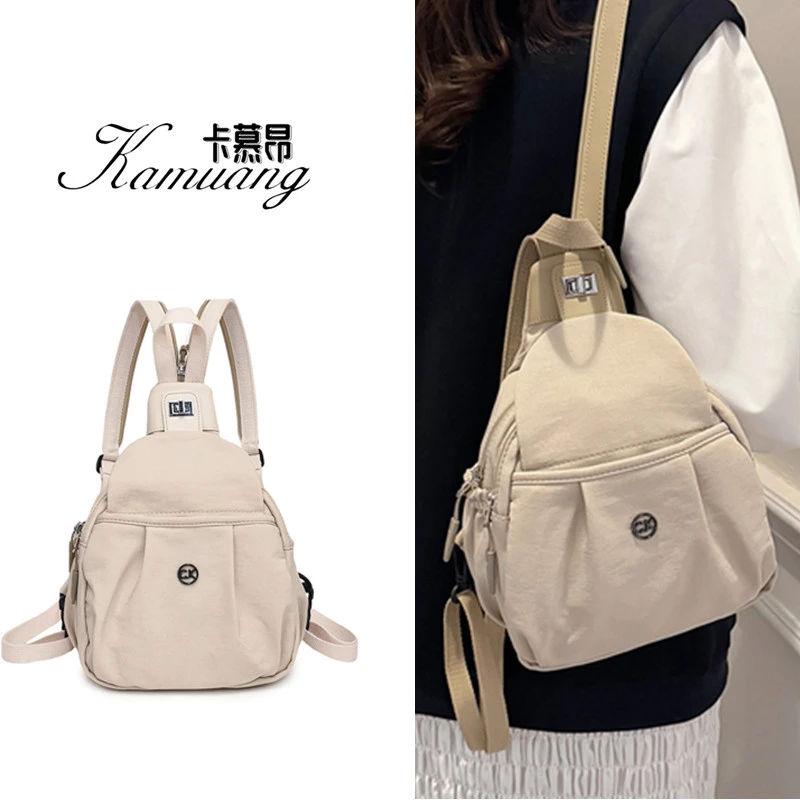 2025春小众单肩包大容量通勤斜挎包旅游双肩包健身运动多功能背包