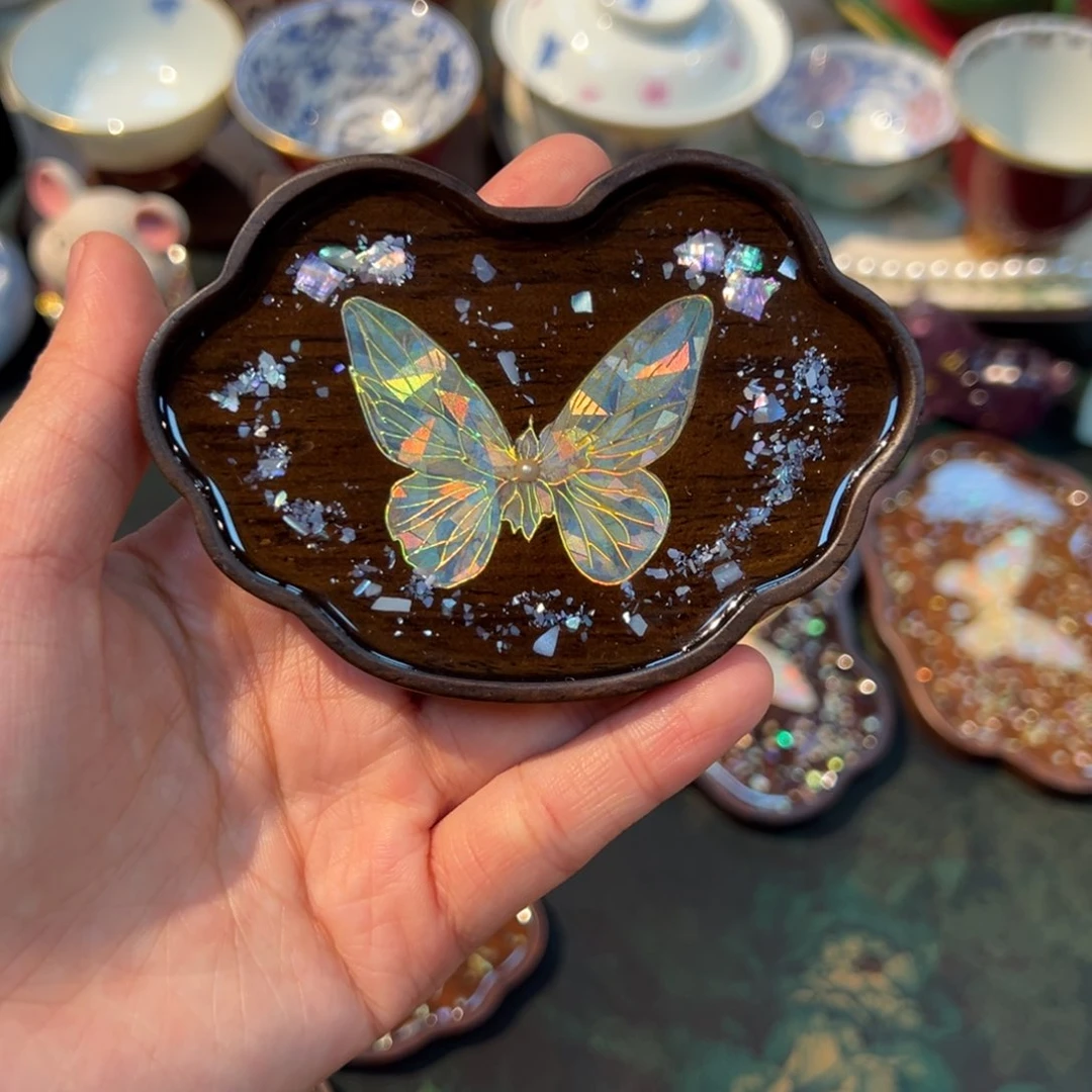 摆件特价蝴蝶杯垫