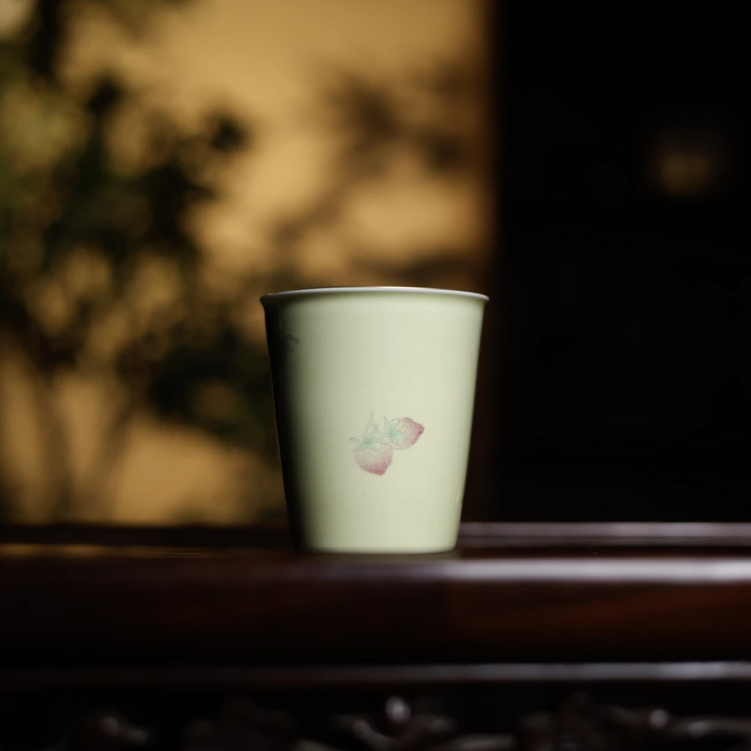 【见珊】雲由-黄色草莓可乐杯（雲由S0227）