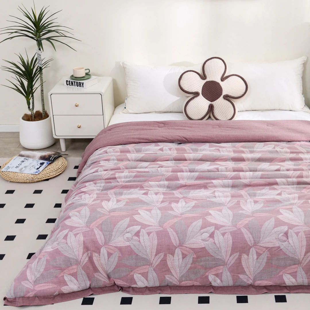 【嘉乐 双层纱被子】200X230 纯棉全棉 高端双层纱双人被子