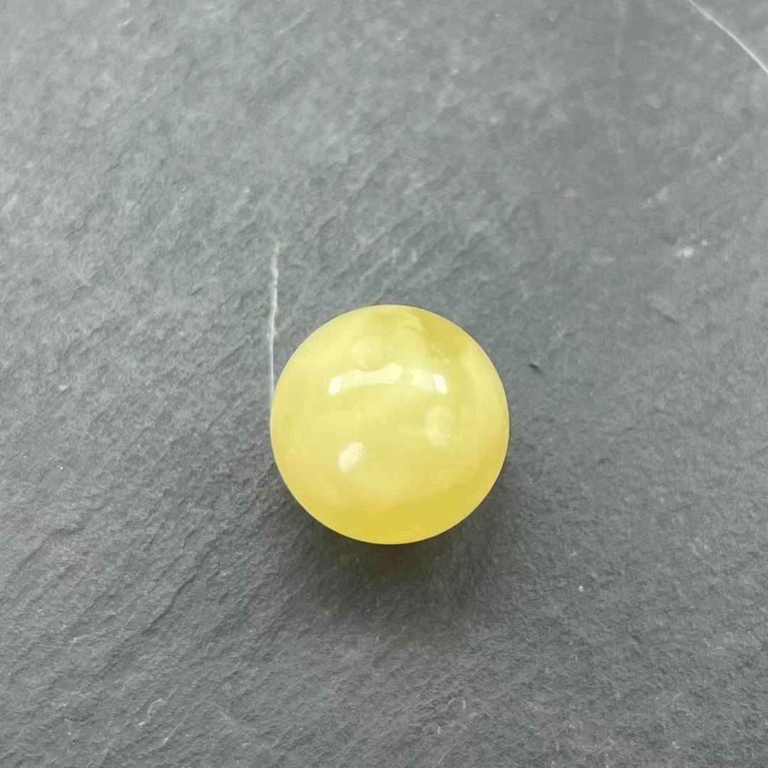 B327天然蜜蜡琥珀圆珠