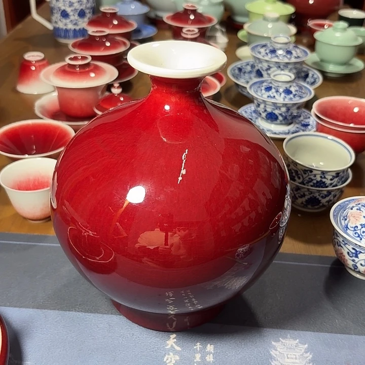 陶瓷景德镇高温陶瓷花瓶